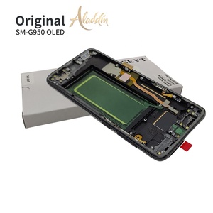 Pièces de rechange originales de téléphone portable G950 Soft OLED LCD pour Samsung Galaxy S8 Edge G950 Mobile Phone LCD Replacement with Frame - Product Image 5