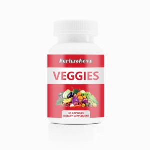 Capsules de légumes NurtureNova |   Complexe de légumes entiers naturels, complément alimentaire végétalien, 60 unités - Product Image 1