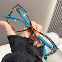 Nouvelle mode lunettes optiques papillon œil de chat pour femmes lunettes anti-lumière bleue verres photocromiques anti-lumière bleue