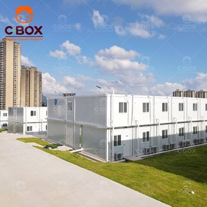 บ้านสำนักงานสำเร็จรูปแบบหลายชั้น Cbox ติดตั้งง่าย โมดูลาร์ สำหรับพักคนงาน แคมป์เคลื่อนที่สำหรับงานเหมือง บ้านคอนเทนเนอร์แบบแพ็คสำเร็จ - Product Image 2