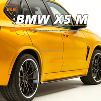 Kit de Carrocería Lateral Estilo 3D con Acabado Pulido de Fibra de Carbono para BMW Serie M X5M/X6M F85/F86