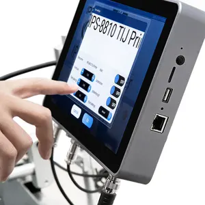 10.1 Inch LCD DX7 Inkjet Printer with 600 DPI 80 Languages Supports GS1 <strong>Code</strong> Flex/Egg Materials Batch &amp; Serial Number Marking - Product Image 2