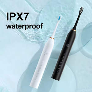 Cepillo de Dientes Sónico Eléctrico Recargable para Adultos, Resistente al Agua IPX7, Juego de 4 Piezas con 6 Modos, Cerdas Suaves, Empaque Personalizable - Product Image 3