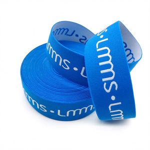 Factory 3.5 cm Nylon Jacquard <b>Elastic</b> Webbing Custom Logo for Underwear Waistband Garment (Customizable Width) Free Sample 21 - Product Image 1