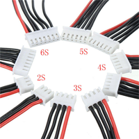 JST-XH2, 54mm Stecker 2S 3S 4S 5S 6S 7Pin 200mm 22AWG Ausgleichs kabel Kabel für RC Ladegerät Lipo Batterie