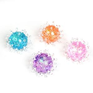 Juguete Antiestrés de TPR con Sonido, Bola de Maltosa con Forma de Virus, Juguete Sensorial para Niños de 7 a 14 Años - Product Image 1