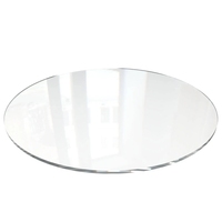 Plateau rond pour gâteau en acrylique transparent brillant de 3 mm d'épaisseur, écologique, professionnel, 5x5 pouces, moderne, pour la maison, autocollants de logo, cadeaux