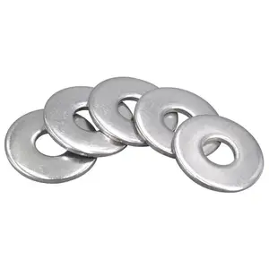 Mesin cuci datar M4/M5/M6 piringan Gasket baja tahan karat Ultra tipis logam ISO CS 5mm mesin cuci datar pola berat polos 2 1000 buah