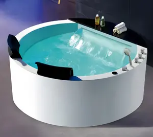 CLASIKAL di lusso acrilico intelligente vasca da bagno circolare ammollo indipendente massaggio vortice massaggio vasca da bagno