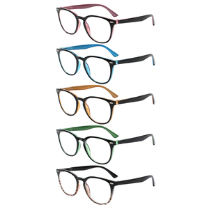 Lunettes <span class=keywords><strong>de</strong></span> <span class=keywords><strong>lecture</strong></span> anti-lumière bleue <span class=keywords><strong>de</strong></span> haute qualité avec cadre rond rétro personnalisé avec logo, charnières à ressort pour hommes et femmes, lunettes <span class=keywords><strong>de</strong></span> mode - Product Image 1