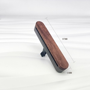 Klip Ventilasi udara mobil jumlah besar kustom penyebar aroma mobil kayu logam klip ventilasi penyegar udara mobil kayu - Product Image 2