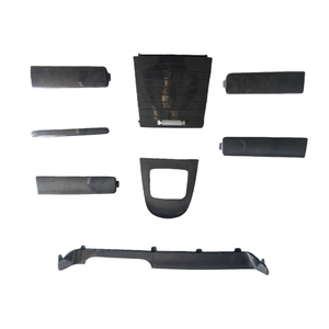 Set di Copertura Cruscotto in Fibra di Carbonio di Alta Qualità per <span class=keywords><strong>Mercedes</strong></span> Benz Classe G W463 G500 2002-2016 Installazione di Lusso con Nastro Cornice in Legno - Product Image 3