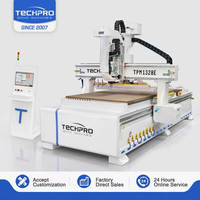 Máquina de Tallado de Madera CNC Router 1325 ATC para Fabricación de Muebles y Paneles de MDF y Contrachapado