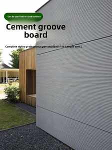 <span class=keywords><strong>Lamas</strong></span> de Fibrocemento Ranuradas de Alta Calidad, Tablero con Aspecto de <span class=keywords><strong>Madera</strong></span>, Impermeable, para Paneles de Pared - Product Image 5