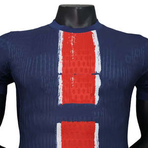 サッカーユニフォームPSGed Tシャツ,カスタムメンズサッカージャージーセットストリートウェアスタイル - Product Image 1