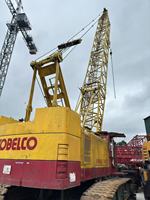 Matériel de construction d'occasion : Grue sur chenilles Kobelco 7090 de 90 tonnes, avec moteur, pompe, flèche télescopique à treillis, origine Japon, garantie 1 an