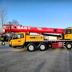 Grue mobile SANY STC500E certifiée d'occasion, 50 tonnes, 2001-4000 heures, moteur d'origine, pneus chinois - Product Image 6