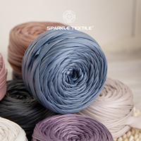 Fil élastique en tissu 100g pour crochet, tricot manuel DIY, sac fait main, fil de t-shirt haute résistance, fil en cuir Nappa mat
