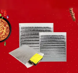 Pizza Warmer Thermische Tas Op Maat Draagbare Opvouwbare 3Mm Epe Wegwerp Geïsoleerde Zak Voedsel Levering Aluminiumfolie Koeltassen