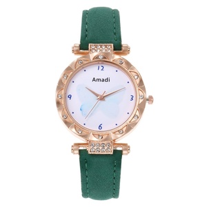 Amadi Nouvelle montre ronde à quartz pour femme avec motif papillon Bracelet de mode Ensemble de 2 pièces pour étudiants et dames Commerce extérieur - Product Image 5