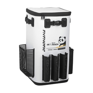 DIAOHAMA Fishing Tackle Bag EVA 6-Slot With Rod Holder Portable Multi-Functional Sea Fishing Storage <b>Box</b> - Product Image 1