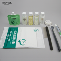 Bolsa de Artículos de Aseo Desechable Personalizada al por Mayor para Aerolíneas, Kit de Artículos de Aseo Premium OEM
