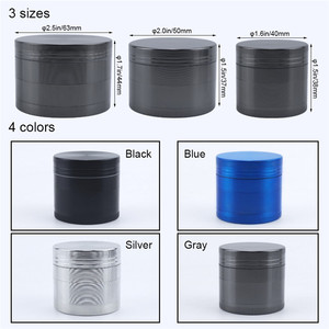 Broyeur à épices en alliage de zinc 4 pièces avec logo personnalisé, accessoires pour herbes sèches - Product Image 6