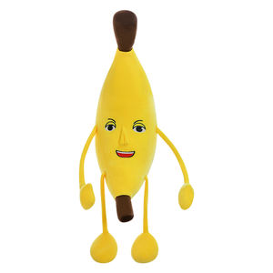 <span class=keywords><strong>Banane</strong></span> petit cadeau logo personnalisé doux dessin animé fruits jouets <span class=keywords><strong>banane</strong></span> en peluche - Product Image 1