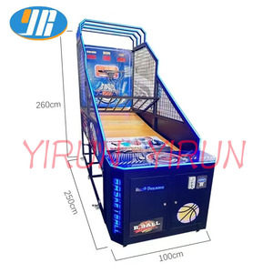 Máquina de juego de aro de tiro de baloncesto plegable YIRUN, Arcade que funciona con monedas, idioma inglés para centros de juego - Product Image 2