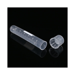 Yuan Yi Disposable Culture <b>Tubes</b> 5ml 12ml With Graduations <b>Plastic</b> Sampling <b>Tubes</b> With Caps Medical Grade Transparent - Product Image 4