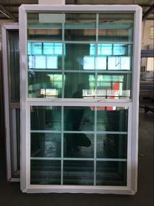 Accesorios <span class=keywords><strong>de</strong></span> Hardware <span class=keywords><strong>de</strong></span> alta calidad Aislamiento acústico Estilo americano Pvc <span class=keywords><strong>Ventanas</strong></span> colgantes individuales con vidrio templado Doble - Product Image 5