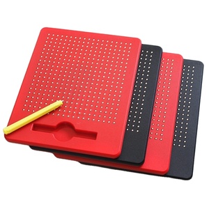 17.7*21.8*1.2 Magnetic Drawing Board Includes <strong>Magnet</strong> Pen 380 <strong>Beads</strong> Educational Open Ended Learning Kit - Product Image 1