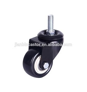 125mm PVC/PU /TPR Hot Sale Möbel Lenk rolle 1,5 Zoll Angeln Handlauf Flach bremsrad - Product Image 5