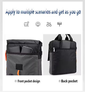 Sac à bandoulière en nylon imperméable unique, tendance, personnalisé, en tissu, pour homme - Product Image 4