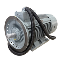 Moteur soufflant triphasé 6 pôles PMSM synchrone IE5 avec encodeur asynchrone 100 kW, contrôleur robuste IP67, en cuivre pur pour CVC