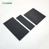 Panel Surya 2W PERC ETFE 6V 179.9x57.9mm Monokristalin Efisiensi 23% untuk Proyek DIY Perangkat Luar Ruangan Layanan Kustomisasi OEM
