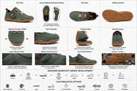 Chaussures de randonnée minimalistes pour hommes et femmes, à bout large, pour la montagne, la marche et le trekking, idéales pour l'été