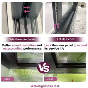 モダンデザイン強化ガラス防水クリアビジョン引き戸リビングルームヴィラ外装インテリアバルコニー - Product Image 4