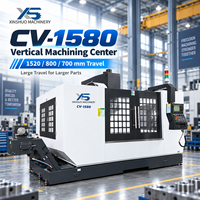 Centre d'usinage vertical CNC CV-1580 3 axes BT50, commande FANUC, positionnement 0,015 mm, charge de table 1400 kg, fraiseuse VMC