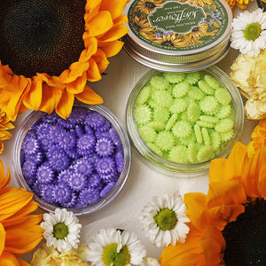 Perle de cire en forme de tournesol timbre matériel <span class=keywords><strong>bouteille</strong></span> en plastique cire cadeau emballage fabricant en gros - Product Image 4