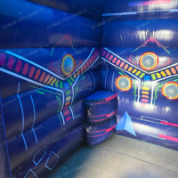 Jeu interactif gonflable IPS Vortex pour compétition sportive et événements sportifs Running Wild Game