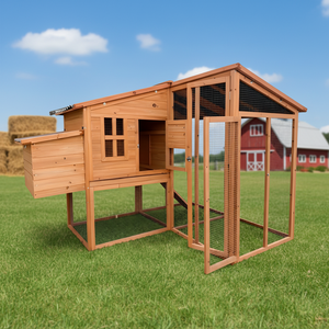 <span class=keywords><strong>Poulailler</strong></span> WoodVille en bois, de luxe, écologique, imperméable, toutes saisons, pour poules de basse-cour, vente en gros - Product Image 2