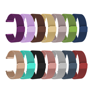 <span class=keywords><strong>Cinturino</strong></span> in metallo di ricambio Milanese Loop Mesh per <span class=keywords><strong>Huawei</strong></span> Watch 22mm, orologio Samsung 20mm 22mm - Product Image 5