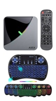 F3 Air RGB Light TV Box Android 9.0 Amlogic S905X3 Smart TV BOX 4 go 64 go 32 go TV Box Dual Wifi 4K 60fps 2G 16 go lecteur multimédia