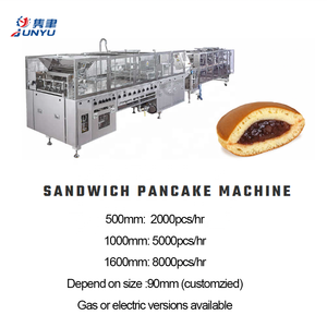 Nouvelle machine à gâteaux Dora, ligne de production de pâtisseries à base de pâte de haricots, machine à faire des crêpes Dorayaki à vendre - Product Image 2