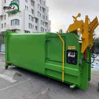 RNKJ Compacteur de déchets automatique et manuel de haute qualité, presse hydraulique pour déchets, moteur à engrenages, haute efficacité et sécurité