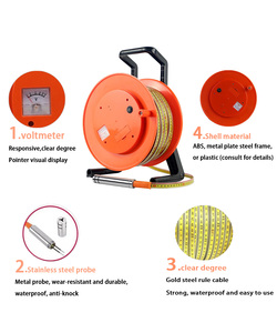 Высококачественная портативная стальная линейка, измеритель уровня воды 50 м ~ 500 м - Product Image 5