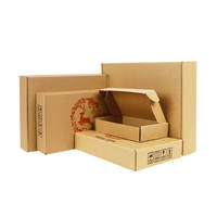 Boîte d'emballage en carton ondulé kraft pour cosmétiques de luxe, gloss à lèvres, parfum, logo personnalisé, écologique, biodégradable, recyclable