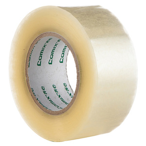 Ruban adhésif transparent Comix 55 mm x 200 yd, 6 rouleaux, adhésif acrylique sensible à la pression, sans résidu, ruban d'emballage - Product Image 3