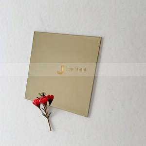 EX041 PVD Colored <b>Mirror</b> Finish Stainless Steel <b>Sheet</b> 304 430 316L Plate Decorative Color Coating for Interior Design - Product Image 3